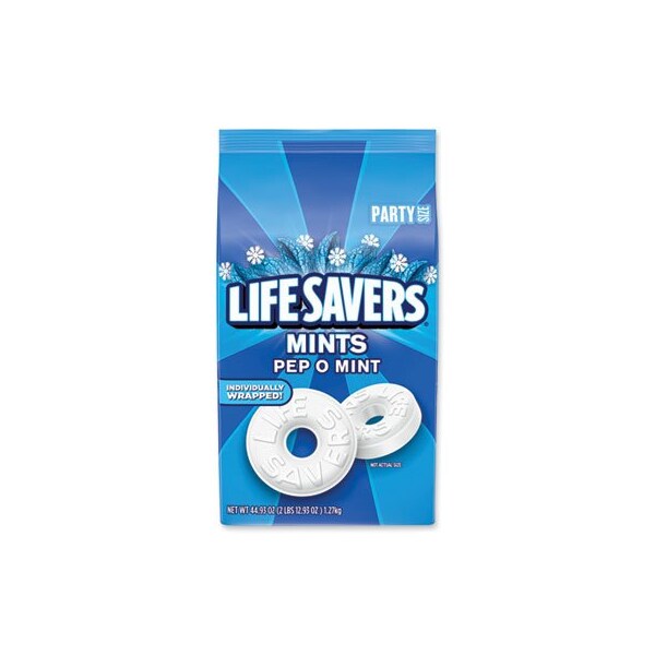 Wrigleyco LifeSavers, HARD CANDY MINTS, PEP-O-MINT, 50 OZ BAG 27625 - main